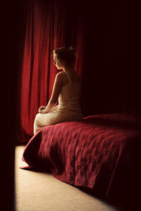 After the sociopath, learning to trust again Pensive woman